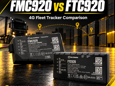 Teltonika FMC920 vs FTC920 4G fleet tracker comparison cover