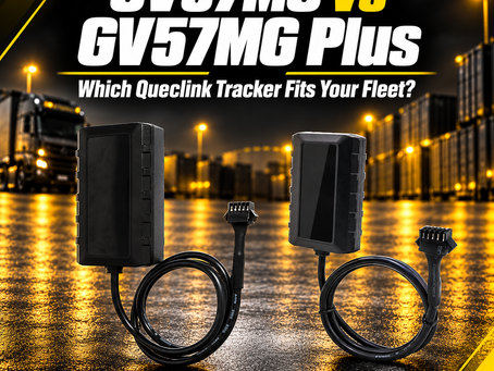 Queclink GV57MG and GV57MG Plus waterproof GPS trackers compared for fleet and equipment monitoring