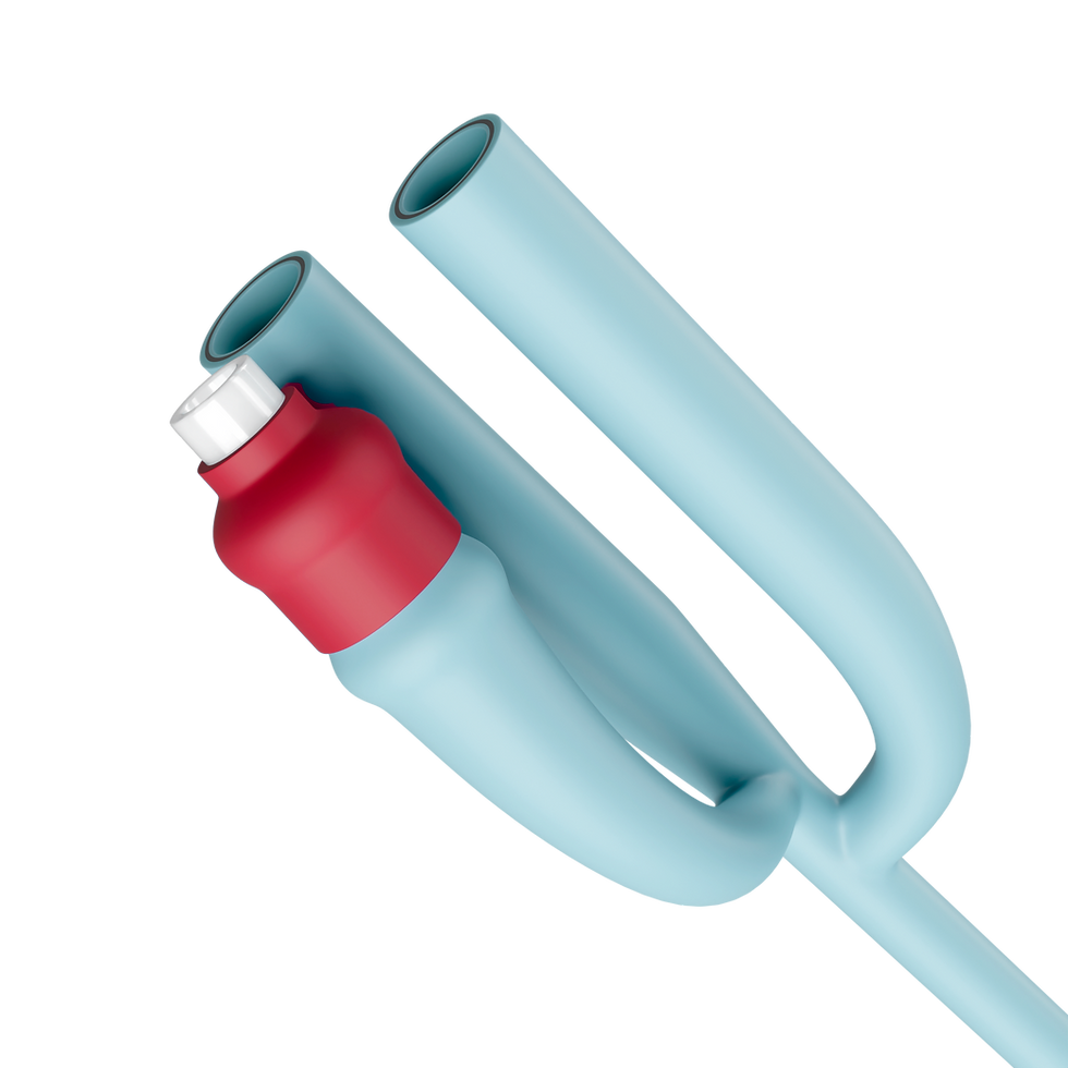 3 way Tamponade Frohmuller Blue valve