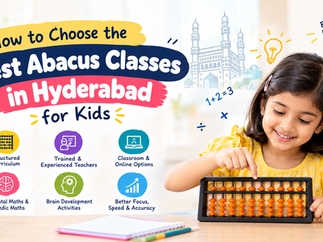 How to Choose the Best Abacus Classes in Hyderabad for Kids