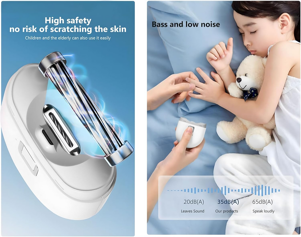 Thumbnail: Safety Electric Nail Clipper Automatic Thick Nails Trimmer Professional Tool US
