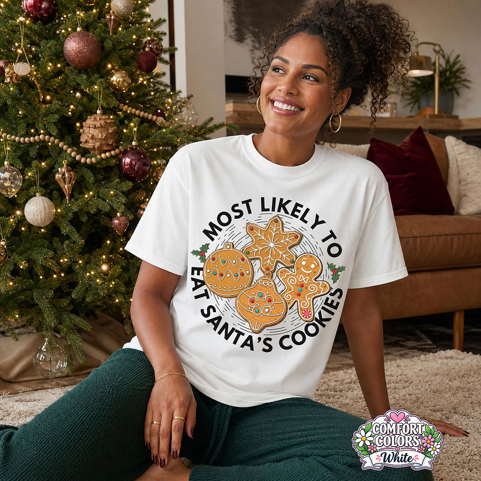 Thumbnail: Most Likely to Eat Santa's Cookies Christmas Shirt