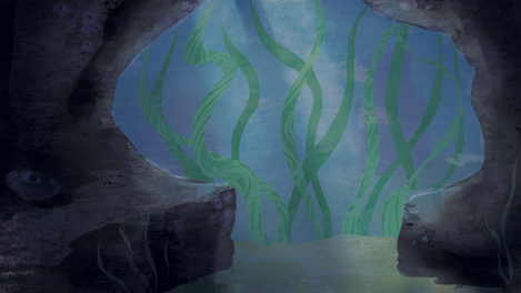 Underwater Cave Background 