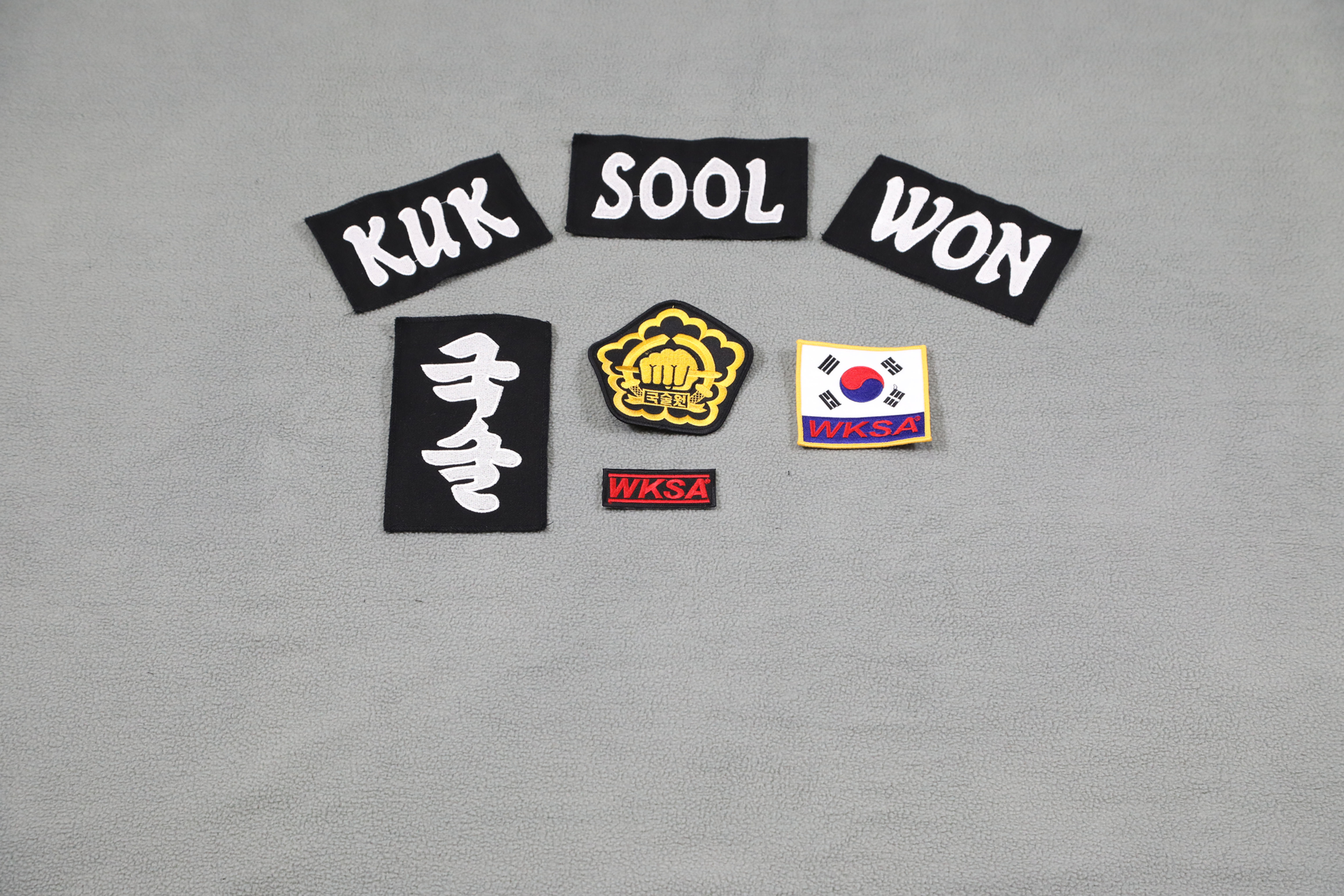 Kuk Sool Won® Embroidered Patch Set