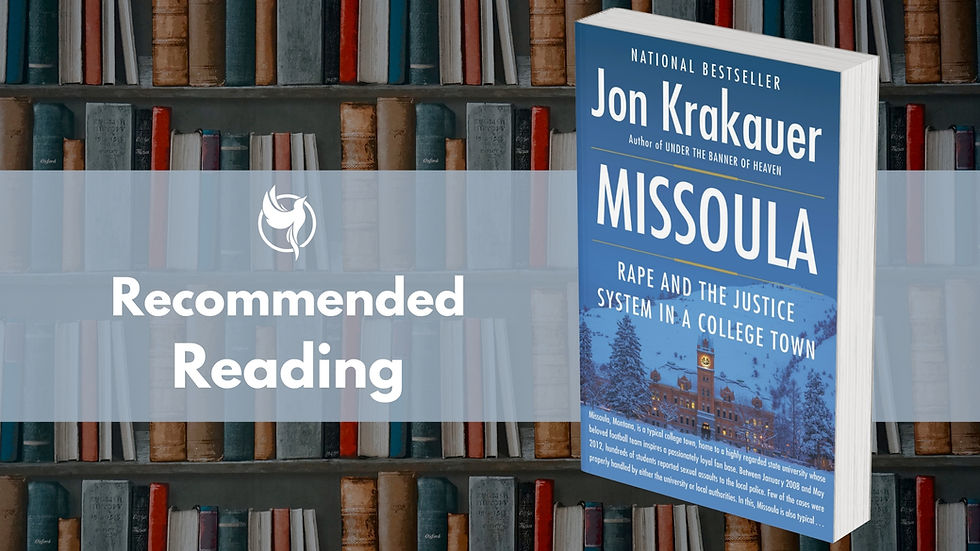 Reading Recommendation // Missoula