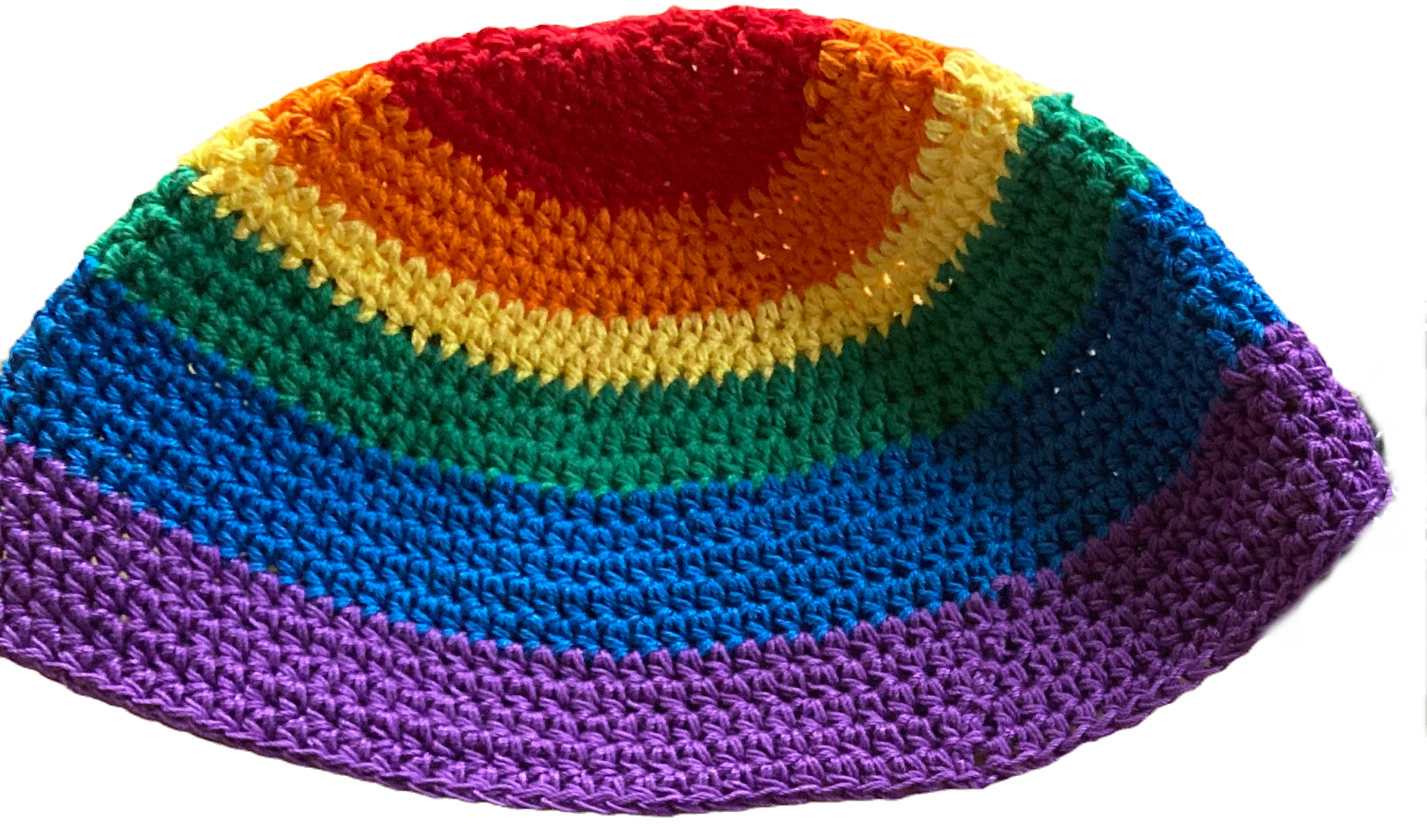 BELLEKIPA HAND-MADE KIPPAH - KUFI RAINBOW