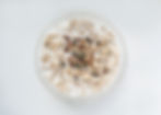 Bowl of porridge sprinkled with nuts.