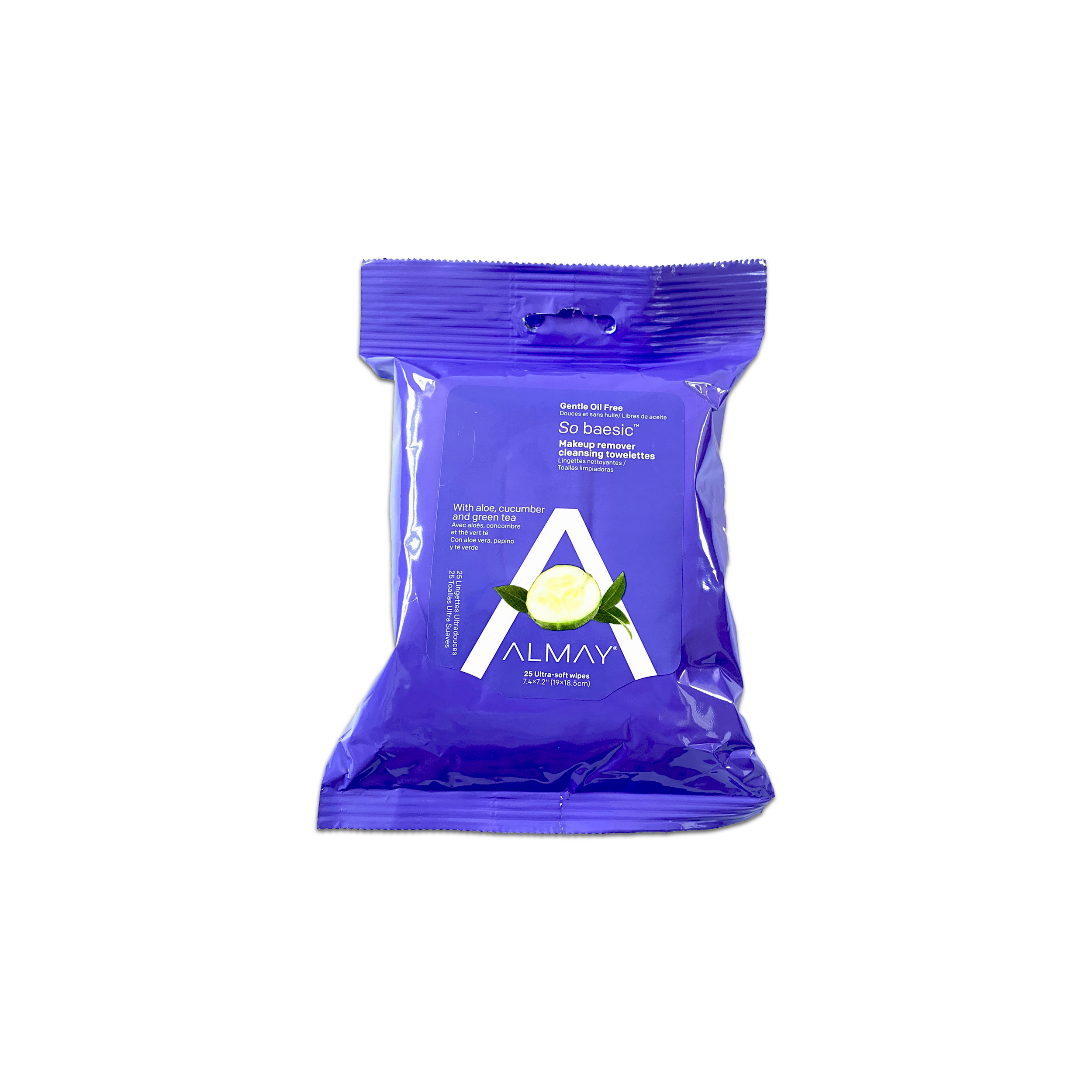 Almay Gentle Oil-Free Makeup Remover Cleansing Towelettes 25 Wipes