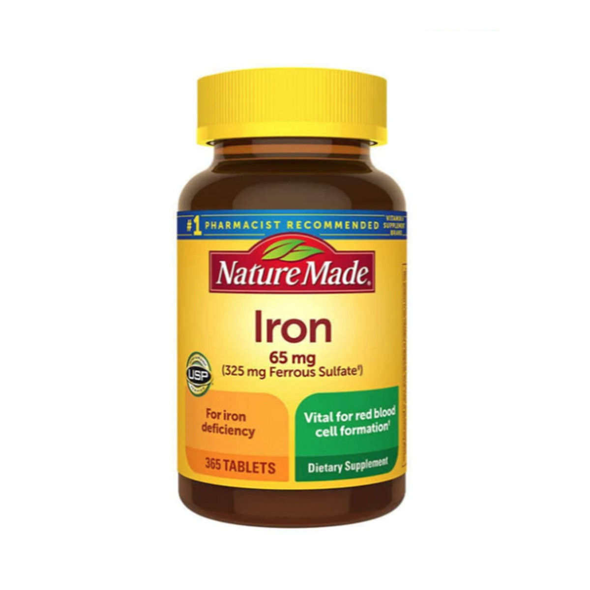 Nature Made Iron 65 mg Ferrous Sulfate 365Ct