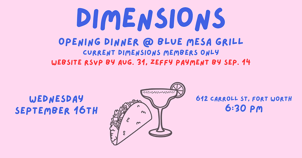 Dimensions Opening Dinner