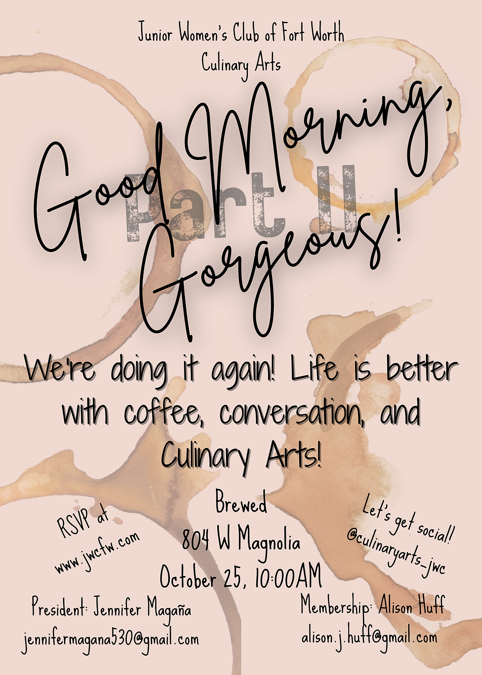 Good Morning, Gorgeous! 
