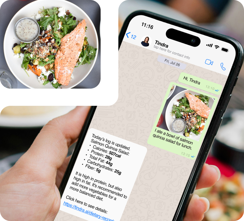 Tindra | WhatsApp Dietary Sidekick