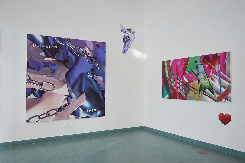 Paola Pinna Gloss Reality solo show Fondazione Bartoli Felter Cagliari