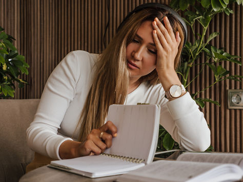 Woman with ADHD