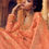 Thumbnail: Peach and Gold Embroidered Lehenga Anarkali