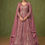 Thumbnail: Pink and Gold Embroidered Lehnga Anarkali  Product Code : SU-5198