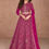 Thumbnail: Pink and Gold Embroidered Anarkali Gown  Product Code : A-9547
