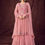 Thumbnail: Soft Pink Embroidered Peplum Style Anarkali Lehenga Suit  Product Code: ARW-7107