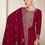 Thumbnail: Embroidered Silk Salwar Kameez  Product Code: ARW-9264