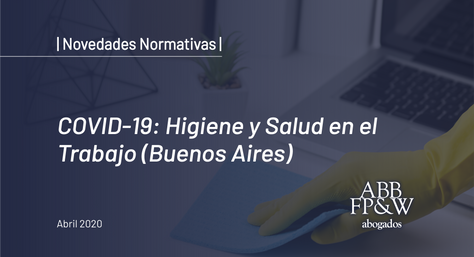 COVID-19: “Protocolo de Higiene y Salud en el Trabajo”
