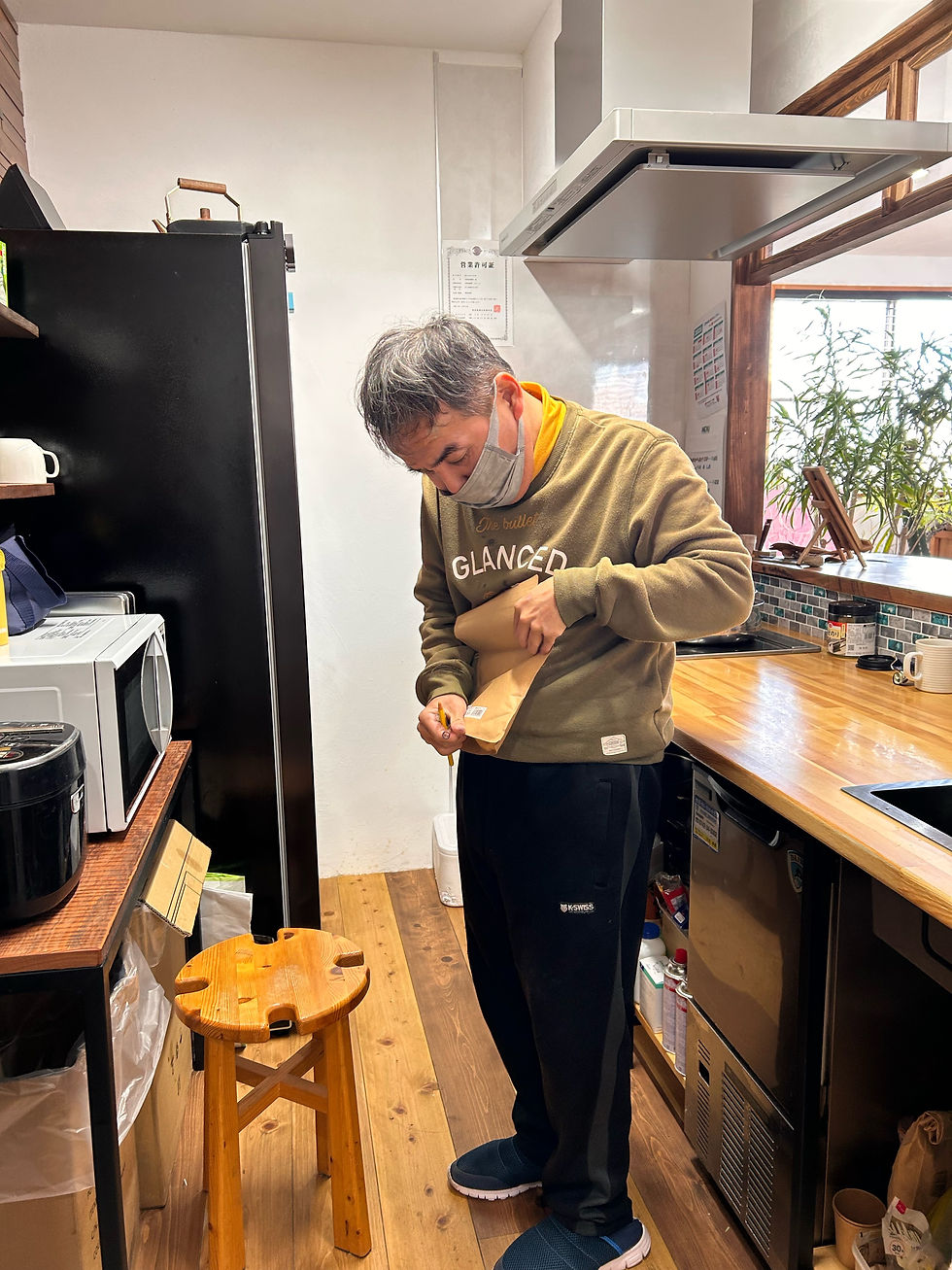 それ、おやつじゃないです。たこ焼き粉です🐙
