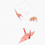 Thumbnail: Baby Mobile Origami Coral & Cream Zoo Animals
