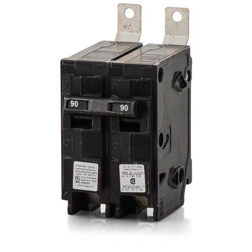 Siemens B290, Circuit Breaker, 2 Pole, 90A, 120/240V Standard, Bolt-On