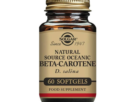 Solgar Oceanic Beta-Carotene 25,000 IU, 60 Softgels - Healthy Vision, Skin & Immune System, Potent Antioxidant - 100% Natural Pro-Vitamin A - Gluten Free, Dairy Free - 60 Servings