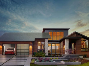 Modern California home with Tesla Solar Roof installed in 2026