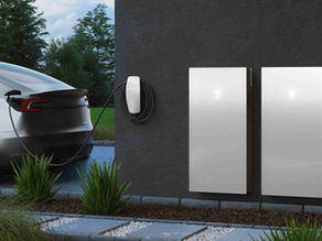 home EV charging setup with solar battery system California 2026 Tesla Powerwall and electric car charging