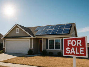California home with rooftop solar panels being prepared for sale under NEM 2.0 in 2026