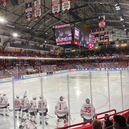Northeastern Dominates Over Stonehill In Home Opener: Inside the Ice First Feature