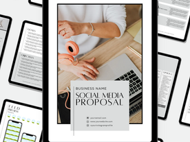 Social Media Manager Proposal Template