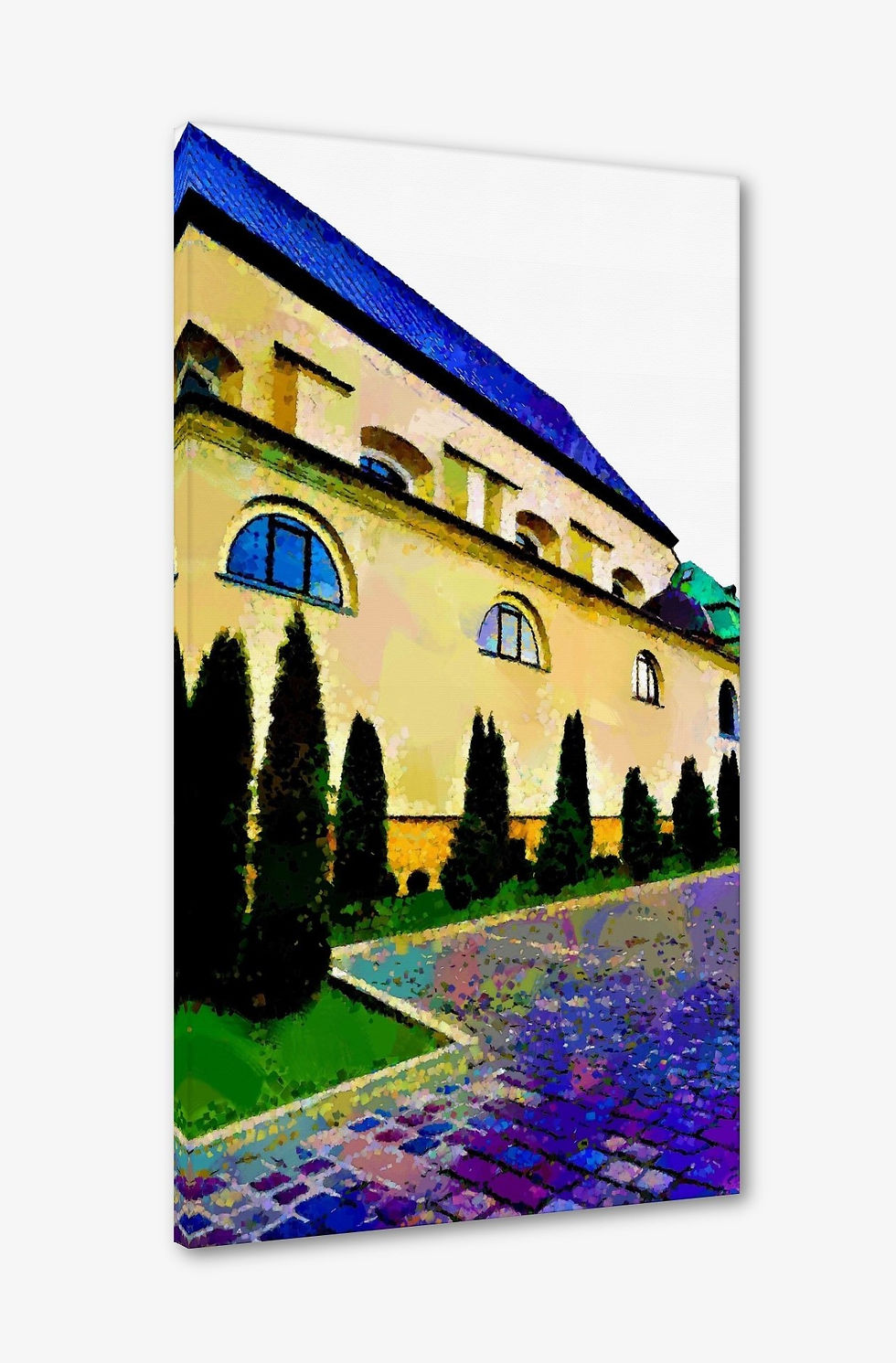 Thumbnail: Watercolor Painting: Old Town Series - St Michael Church