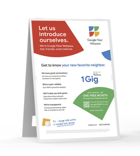 Sandwich Board Advertisement