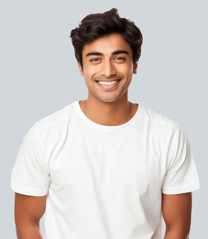 Download free png of Man t-shirt portrai
