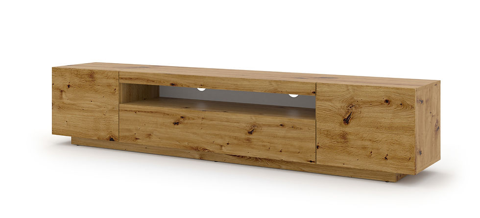 Szafka RTV AURA 200 cm dąb artisan uniwersalna