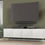 Thumbnail: TV Cabinet SURF 78.6 in  - White High Gloss - Gold Legs