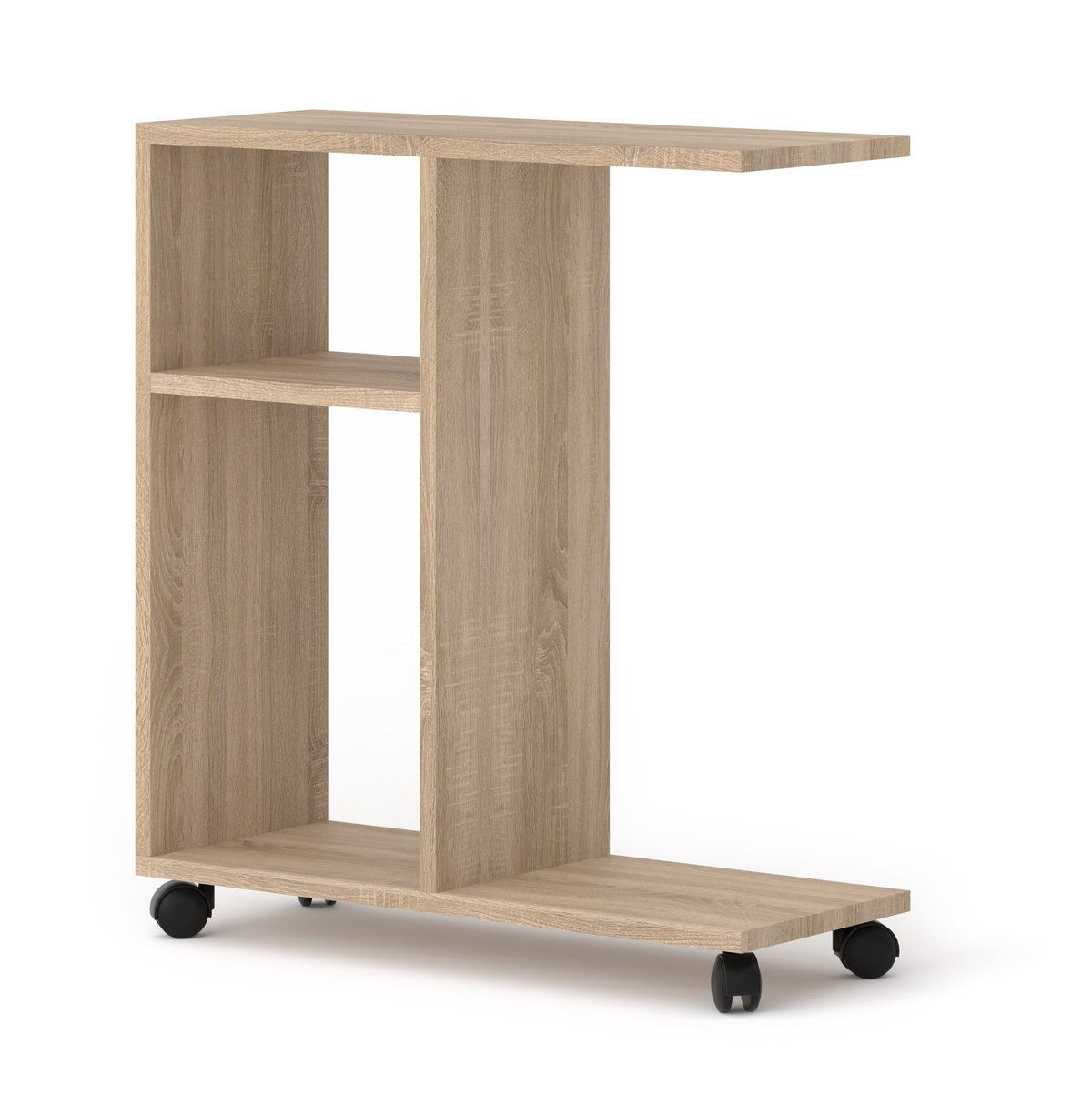 Stolik kawowy na kółkach TRASCO 1 dąb sonoma