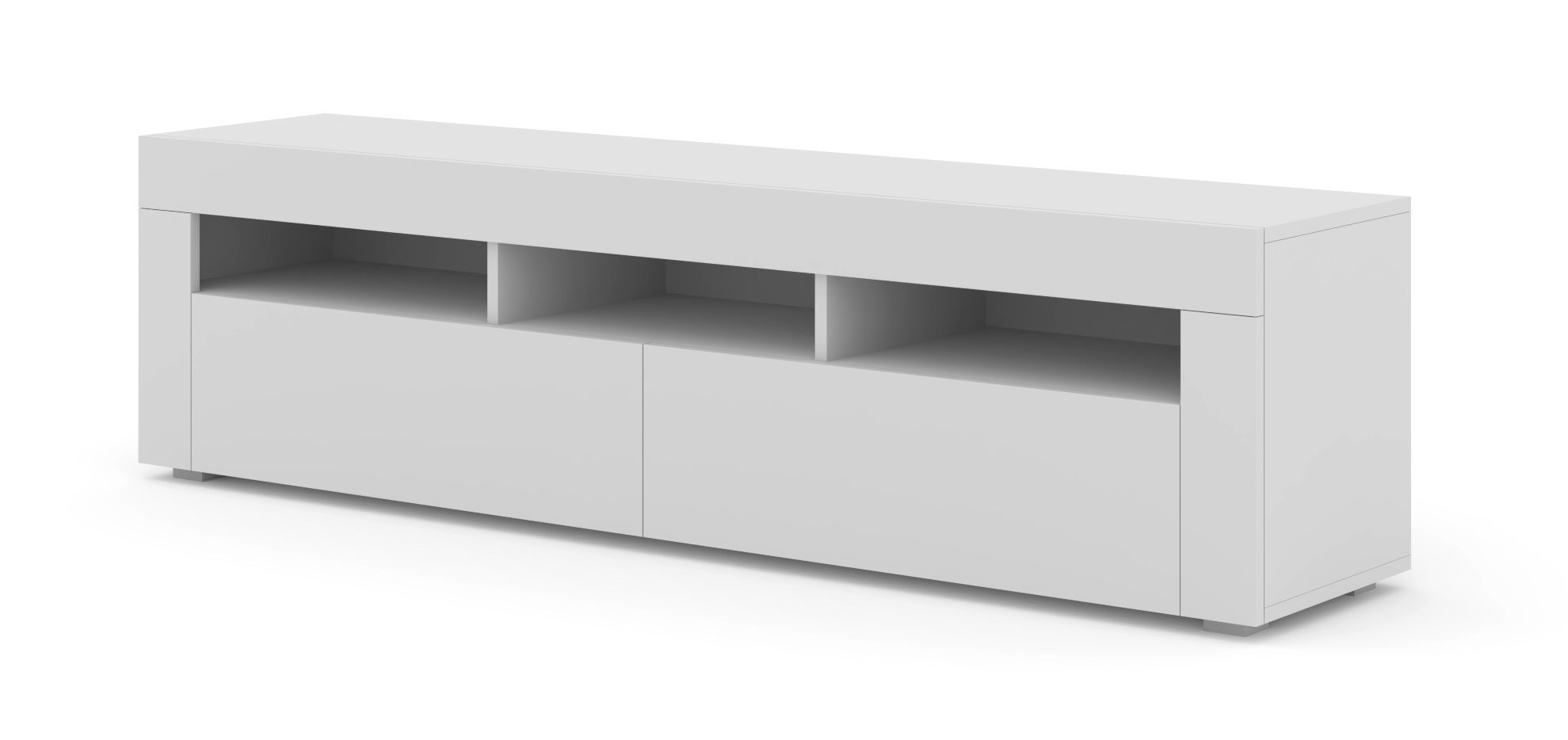 Szafka RTV MORENO 160 cm biały mat