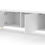 Thumbnail: TV Cabinet SURF 78.6 in  - White High Gloss - Gold Legs