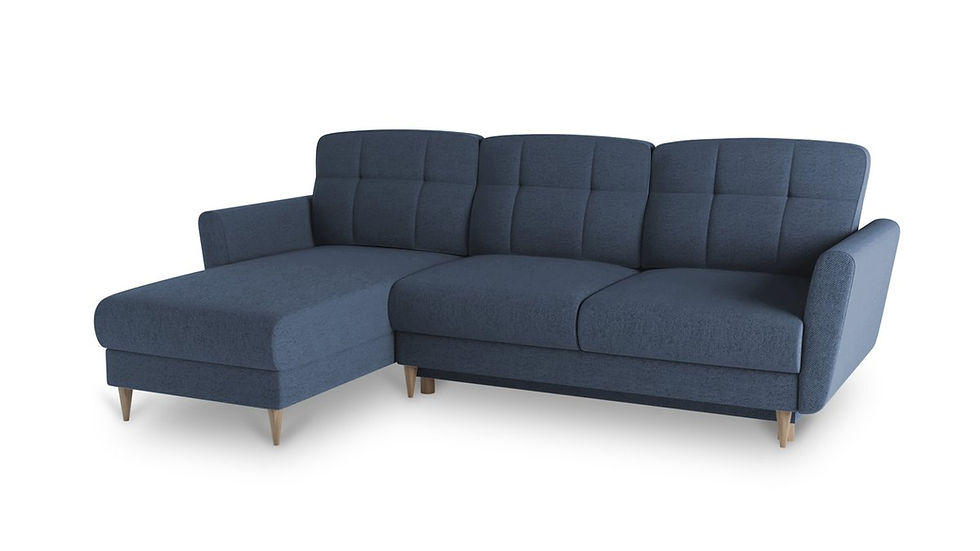 Miniatura: Narożnik rozkładany lewy lub prawy Kristi 247x140 cm funkcja spania