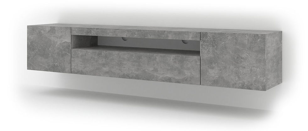 Miniatura: Szafka RTV AURA 200 cm beton uniwersalna