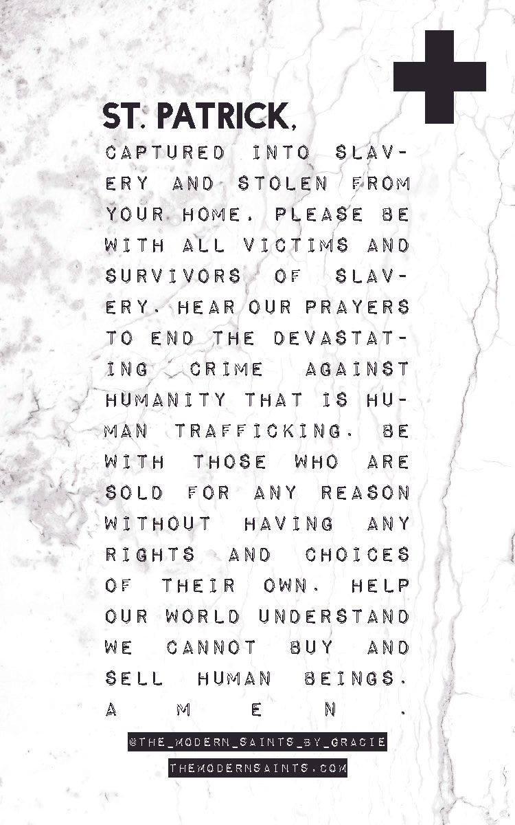 Thumbnail: St. Patrick Prayer Card