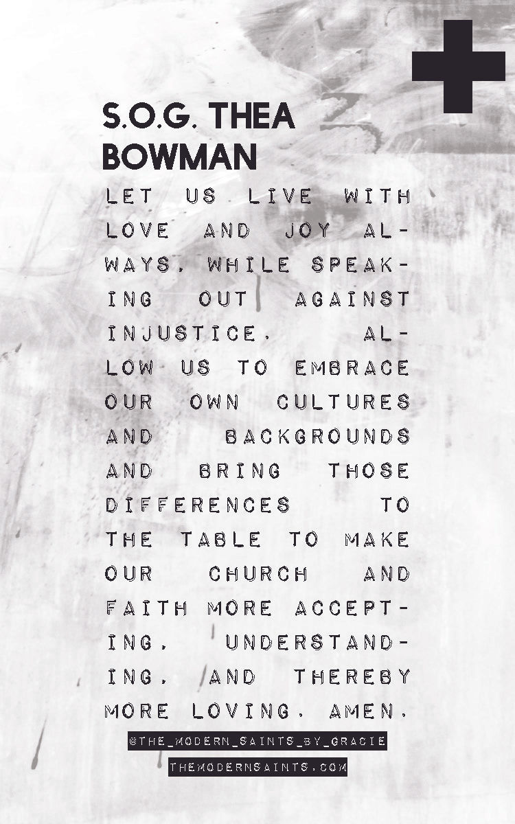 Thumbnail: S.O.G. Thea Bowman Prayer Card