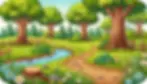 DALL·E 2025-04-23 08.55.38 - A horizontal illustration designed for a children's website l