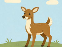 An illustration of a deer