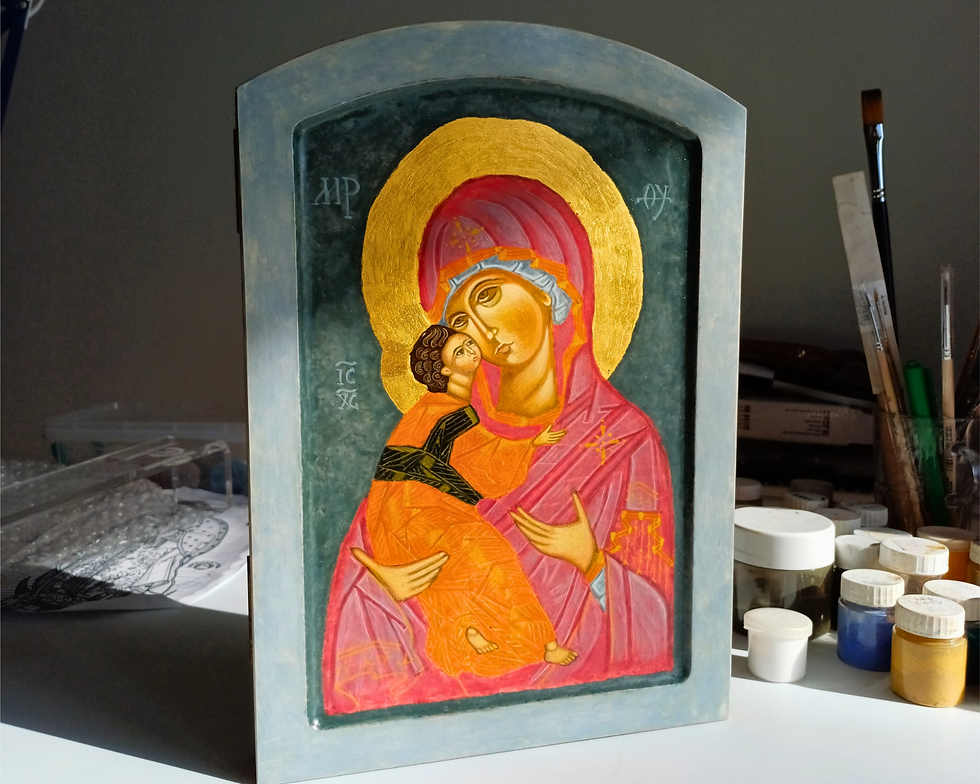Our Lady of Vladimir Icon from Iconoria