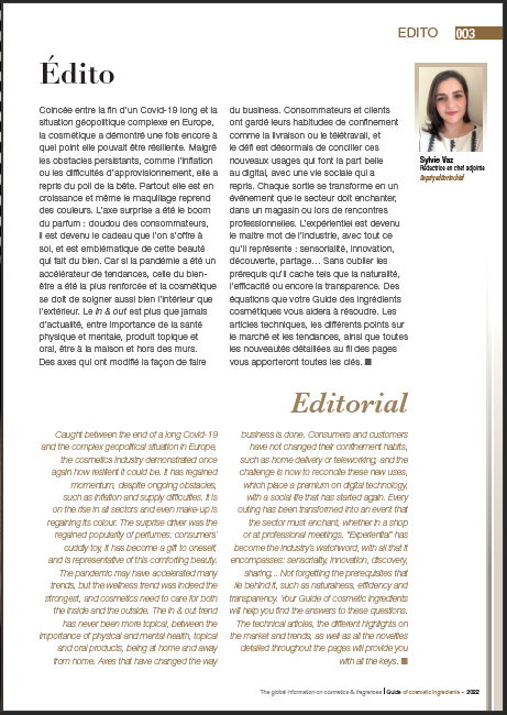 Thumbnail:  2022 Cosmetic Ingredients Guide