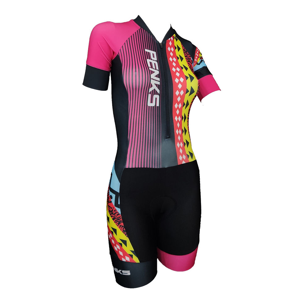 Macaquinho Ciclismo Feminino Penks Joy Forro D100